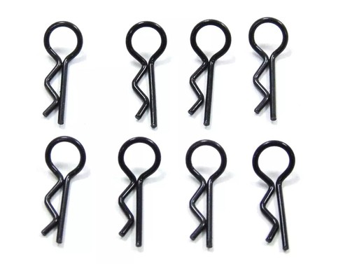 Body clips black - rc,