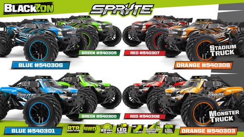 Blackzon spryte 4wd by - 4wd, 1:20
