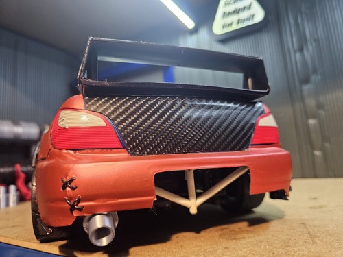 Printed scale exhaust - 1:10,