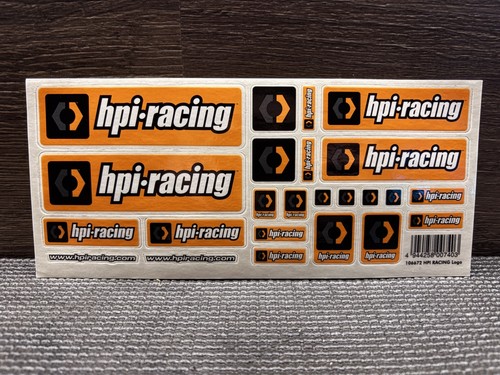 Hpi racing sticker sheet - hpi,