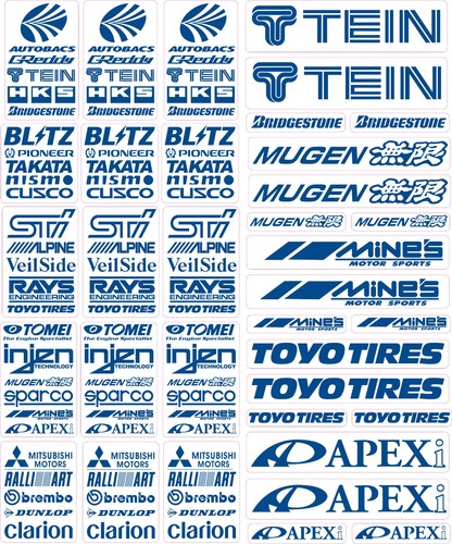 Drift stickers decals - rc,